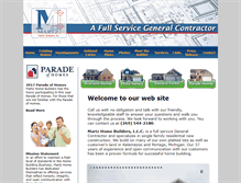 Tablet Screenshot of martzhomebuilders.com